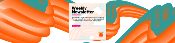Our Weekly Newsletter LinkedIn Banner Design Image Preview