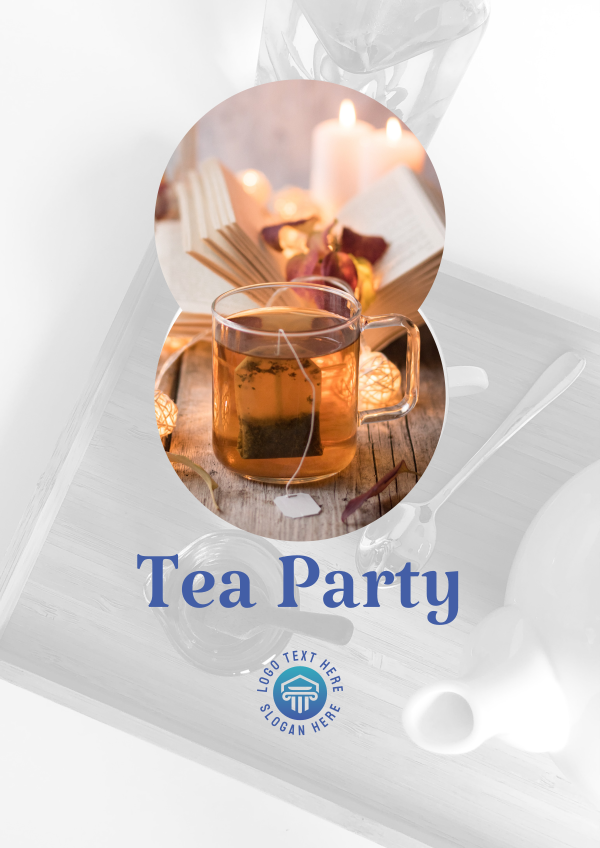 Tea Party Flyer Design Image Preview