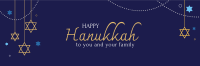 Beautiful Hanukkah Twitter Header Image Preview