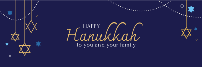 Beautiful Hanukkah Twitter header (cover) Image Preview