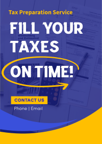 Fill Your Taxes Poster Image Preview