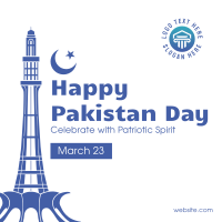 Happy Pakistan Day Instagram Post Design