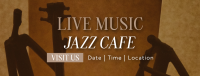 Cafe Jazz Facebook cover Image Preview