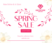 Aesthetic Spring Sale  Facebook post Image Preview