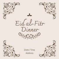 Fancy Eid Dinner  Instagram post Image Preview