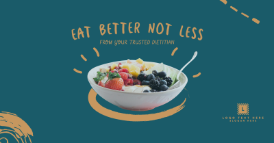 Eat Better Not Less Facebook ad Image Preview