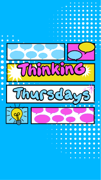 Comic Thinking Day TikTok Video Design