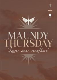 Holy Thursday Message Flyer Image Preview
