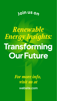 Renewable Energy Seminar TikTok Video Preview