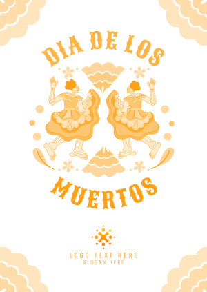 Lets Dance in Dia De Los Muertos Poster Image Preview