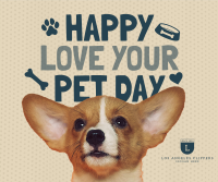 Wonderful Love Your Pet Day Greeting Facebook post Image Preview