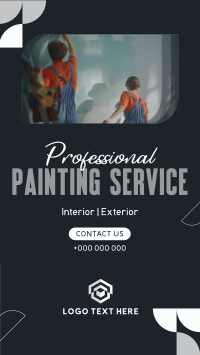 Professional Painting Service Facebook Story Design