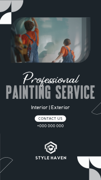 Professional Painting Service Facebook story Image Preview