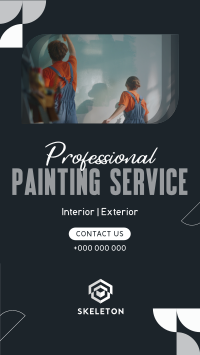 Professional Painting Service Facebook story Image Preview