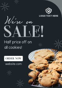 Baked Cookie Sale Poster Design