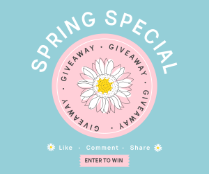 Spring Giveaway Facebook post Image Preview
