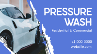Power Washer Brush Facebook Event Cover Design