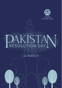 Pakistan Day Landmark Flyer Image Preview