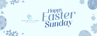 Flowery Easter Facebook Cover Image Preview