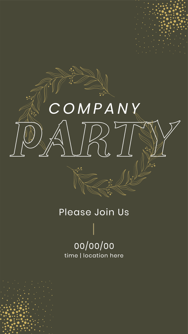 Company Party Instagram Story Design Image Preview
