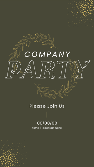 Company Party Instagram story Image Preview
