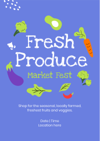 Fresh Market Fest Flyer Design
