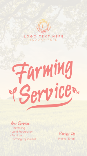 Farming Services Facebook story Image Preview