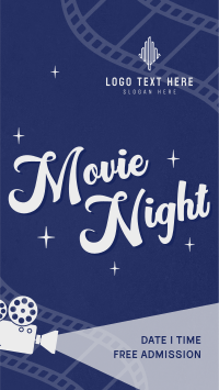 Film Movie Night Instagram Story Design