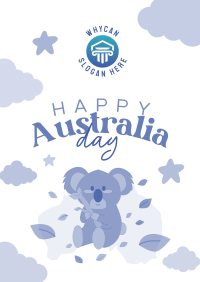Koala Australia Day Flyer Image Preview