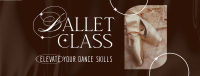Elegant Ballet Class Facebook cover Image Preview