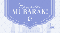 Ramadan Temple Greeting Animation Image Preview