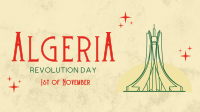 Algeria Revolution Day Minimal Animation Preview