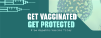 Simple Hepatitis Vaccine Awareness Facebook cover Image Preview