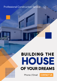Building Home Construction Poster Design