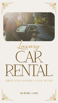 Luxury Car for Rent YouTube short Image Preview