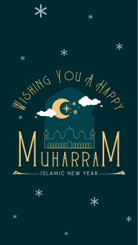 Wishing You a Happy Muharram Facebook story Image Preview