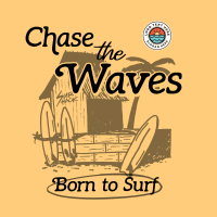 Chasing Waves T-shirt Design