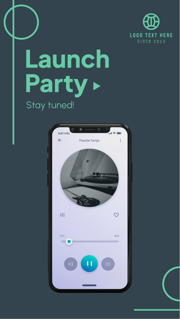 New Song Launch Party Instagram Story Design Image Preview