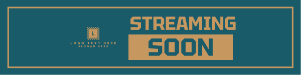 Streaming Soon Twitch Banner Design Image Preview