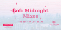 Lofi Midnight Music Twitter post Image Preview