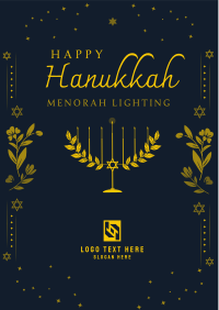 Hanukkah Lily Flyer Image Preview