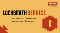Locksmith Services Facebook Event Cover Design