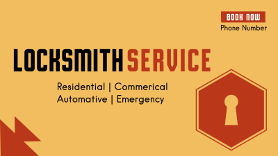 Locksmith Services Facebook Event Cover Image Preview