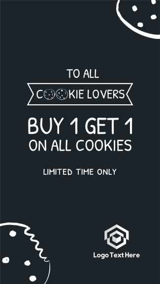 Cookie Lover Promo Facebook story