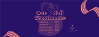 Nail Treatments List Facebook Cover Design