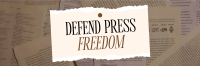 Defend Press Freedom Twitter header (cover) Image Preview