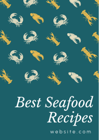 Seafood Recipes Flyer Image Preview