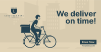 Bicycle Delivery Facebook ad Image Preview