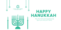 Hanukkah Festival  Twitter Post Design