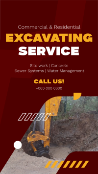 Modern Excavating Service YouTube short Image Preview
